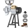Vevor Electric Grain Grinder Silver for Corn Wheat Flour