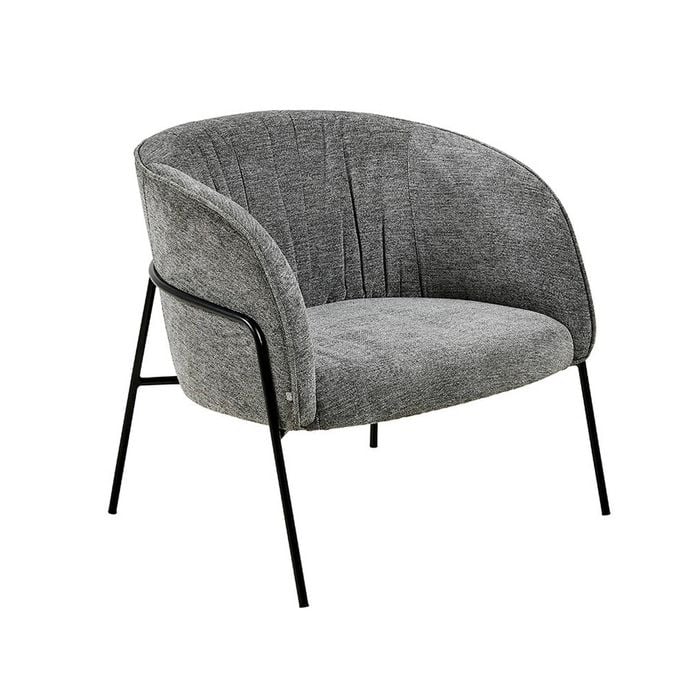 Modern Furniture MILANI 74x71cm Lounge Chair - Anthracite