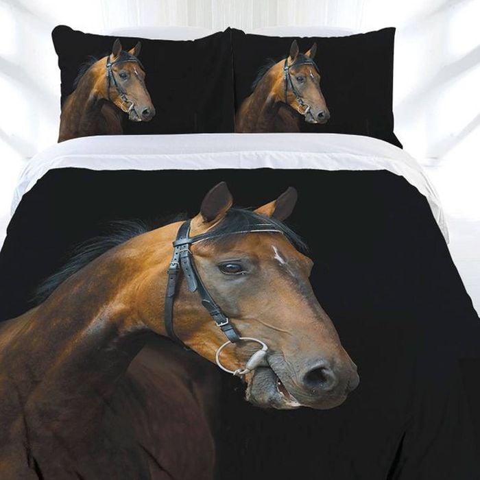 Just Home Dark Rider Quilt Cover Set Single