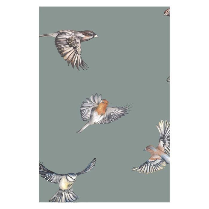 Wallpaper Early Bird Green