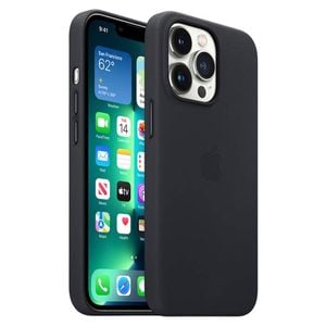 Apple Leather MagSafe Case (Suits iPhone 12 Pro Max) - Black