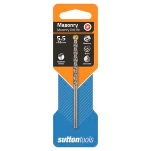 Sutton Tools 5.5 x 85mm SF TCT Masonry Drill Bit