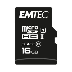 Emtec MicroSD Memory Card 16GB Class 10 With SD Adapter