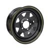 Sunrise Trailer 14" Sunraysia Steel Rim - Holden Ht, Black Powder Coated - Wrht14pb