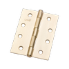 Lane 100mm Fixed Pin Butt Hinge - 2 Pack