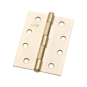 Lane 100mm Fixed Pin Butt Hinge - 2 Pack