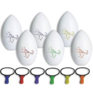 Spectrum Dino Egg And Spoon Set (set Of 6)