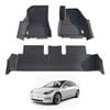 AUSGO Car Floor Mats for Tesla Model 3 2019-2023 All-Weather Floor Liners