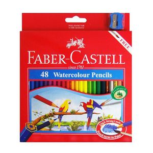 Faber-Castell Coloured Water Color Pencils (48pk)