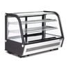 Polar Countertop Food Display Fridge G-series Energy Efficient Black 160ltr Commercial Catering Equipment