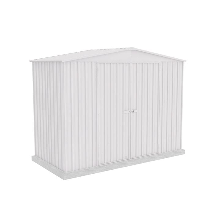 Absco Sheds 3.00mW x 1.44mD x 2.30mH Zincalume Double Door Highlander Garden Shed 