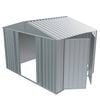 Build-a-Shed 3.0 x 2.3 x 2.3m Gable Double Hinged Side Door Shed - Zinc