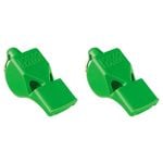 2PK Fox 40 Summit Classic Whistle Outdoor Sports Accessory Neon Green