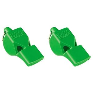 2PK Fox 40 Summit Classic Whistle Outdoor Sports Accessory Neon Green