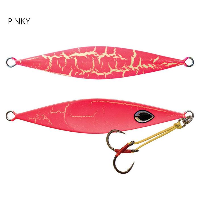 Black Magic Flipper Jig 150g Slow Pitch Fishing Jig Pinky