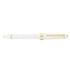 Cross Bailey Light X Fine Fountain Pen Office Writing Stationery Gloss Wht/gold