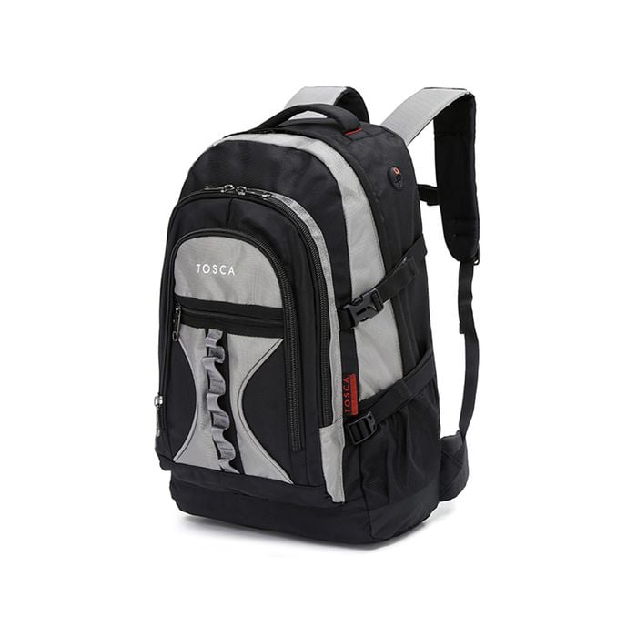 Tosca 50l/58cm Deluxe Padded Backpack - Black/grey