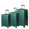 Slimbridge 3PCS ABS Carry On Luggage - Green