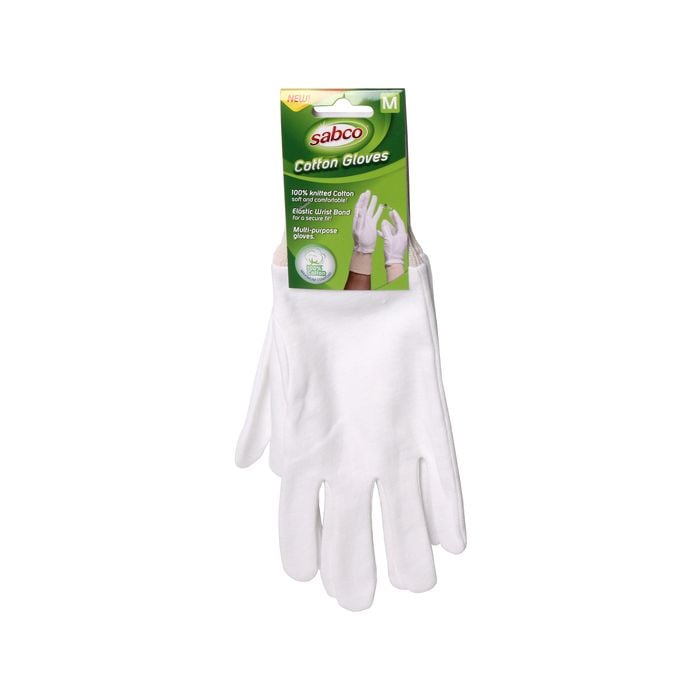 Sabco Medium Premium Cotton Gloves - 1 Pair - Medium