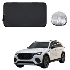 Front Windscreen Sun Shade for Mazda CX-70 2025 - Current - Standard 150 x 85 cm - Black