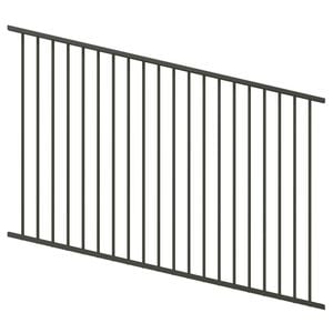 ProtectorAl 350 - 1200 x 1200mm Woodland Grey Raked Up to 15º Flat Top Pool Fence Panel