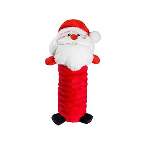 Happy Tails Extra Long Santa Plush Dog Toy