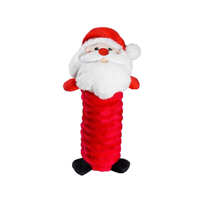 Happy Tails Extra Long Santa Plush Dog Toy