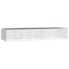 vidaXL 3-Panel Rabbit Cage Animal Hutch Pet Enclosure Playpen Galvanised Iron