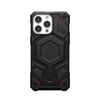 Urban Armour Gear Monarch Pro MagSafe Phone Case For iPhone 15 Pro Black/Red
