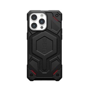 Urban Armour Gear Monarch Pro MagSafe Phone Case For iPhone 15 Pro Black/Red