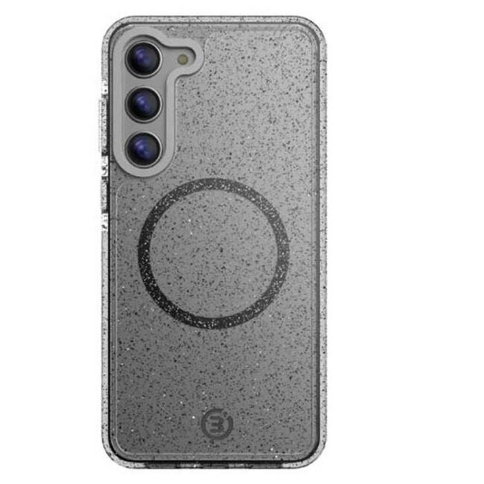 3sixT Impact Zero Compatible with MagSafe Case (Suits Galaxy S24) - Clear/Glitter