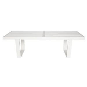 Sk Designer Living | Replica George Nelson Platform Bench | 122cm - Bone White