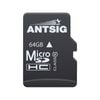 Antsig 64GB Micro SD Card With Reader