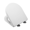 Croydex Flexi-Fix Plus Eyre Soft-Close White Toilet Seat