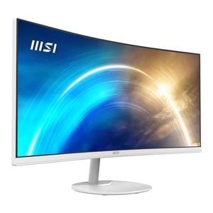 Msi Pro Mp341cqw 34" Uwqhd 100hz Curved Monitor - White