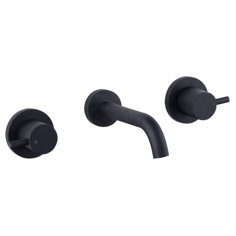 Resonance Black Pin Lever Bath Set