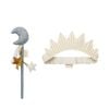 2pc Fabelab Cotton Moon Fairy Wand & Tiara Set Dress-Up Accessory Kids 3-6y