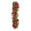 Christabelle 1m Christmas Garland with Red Berries Pine Cones Baubles Berries Tree Decoration Ornament