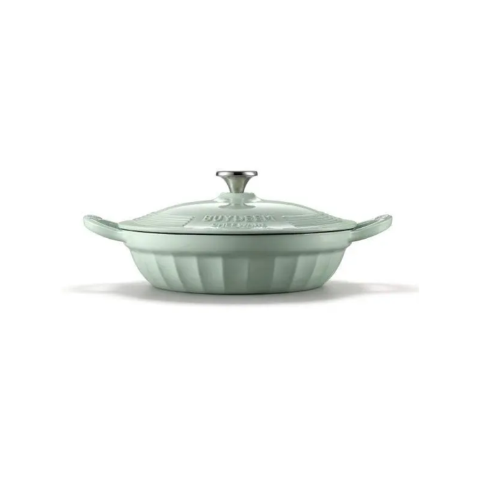 BUYDEEM CP581 Enameled Cast Iron Dutch Oven Green