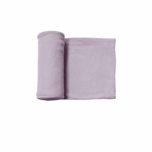 Budget 150gsm Irida Soft Polar Fleece Throw 127 X 152 Cm Mauve