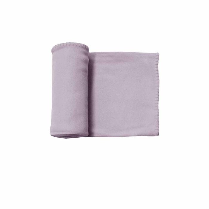 Budget 150gsm Irida Soft Polar Fleece Throw 127 X 152 Cm Mauve