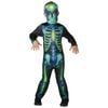 Rubies Neon Skeleton Glow In The Dark Boys/Kids Dress Up Party Costume Size M