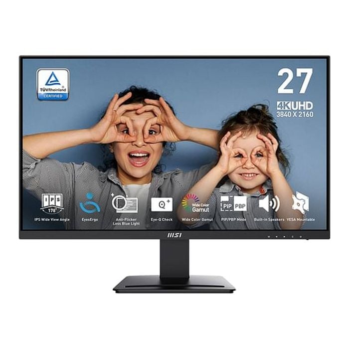 Msi Pro Mp273u 27" 4k Uhd Ips Eyesergo Business Monitor