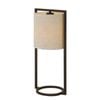 Telbix Loftus Industrial Table Desk Lamp Light Metal Fabric Sand Rusty