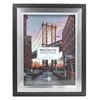 Unigift Brooklyn Wooden/Glass Picture Photo Frame 15x20cm Black/Silver