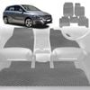 6D Diamond Car Floor Mats for Mercedes-Benz B-Class (W246)2011-2018-Full Set-Grey-Outback GT
