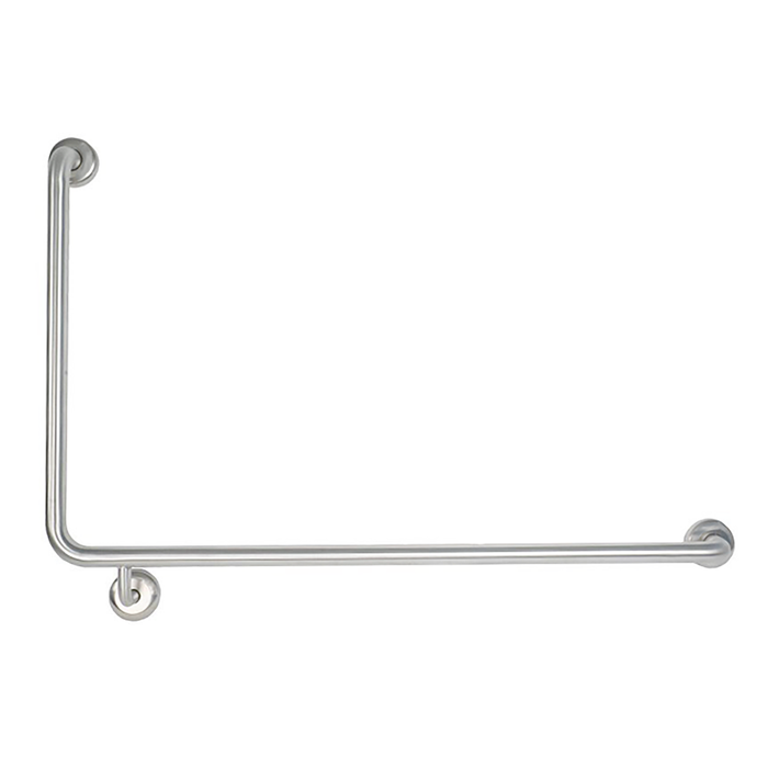 Johnson Suisse Assist 950mm x 600mm Stainless Steel 90 Degree Right Hand Grab Rail