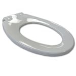 Bemis White Sta-tite Hinge Toilet Seat