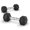 Brixx 2.5kg Rubber Hex Dumbbells (sold In Pairs)