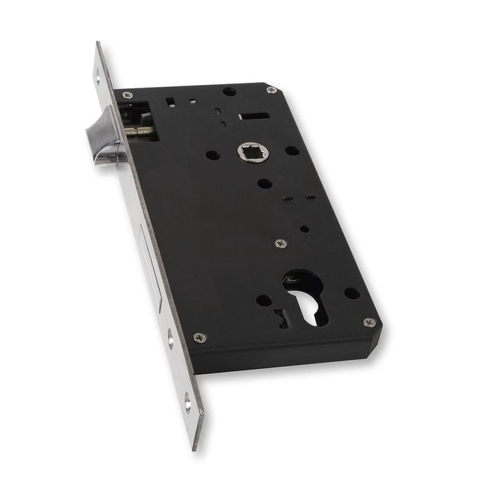 Lemaar 60mm Chrome Plate Euro Cylinder Mortice Lock